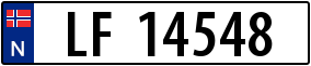 Truck License Plate